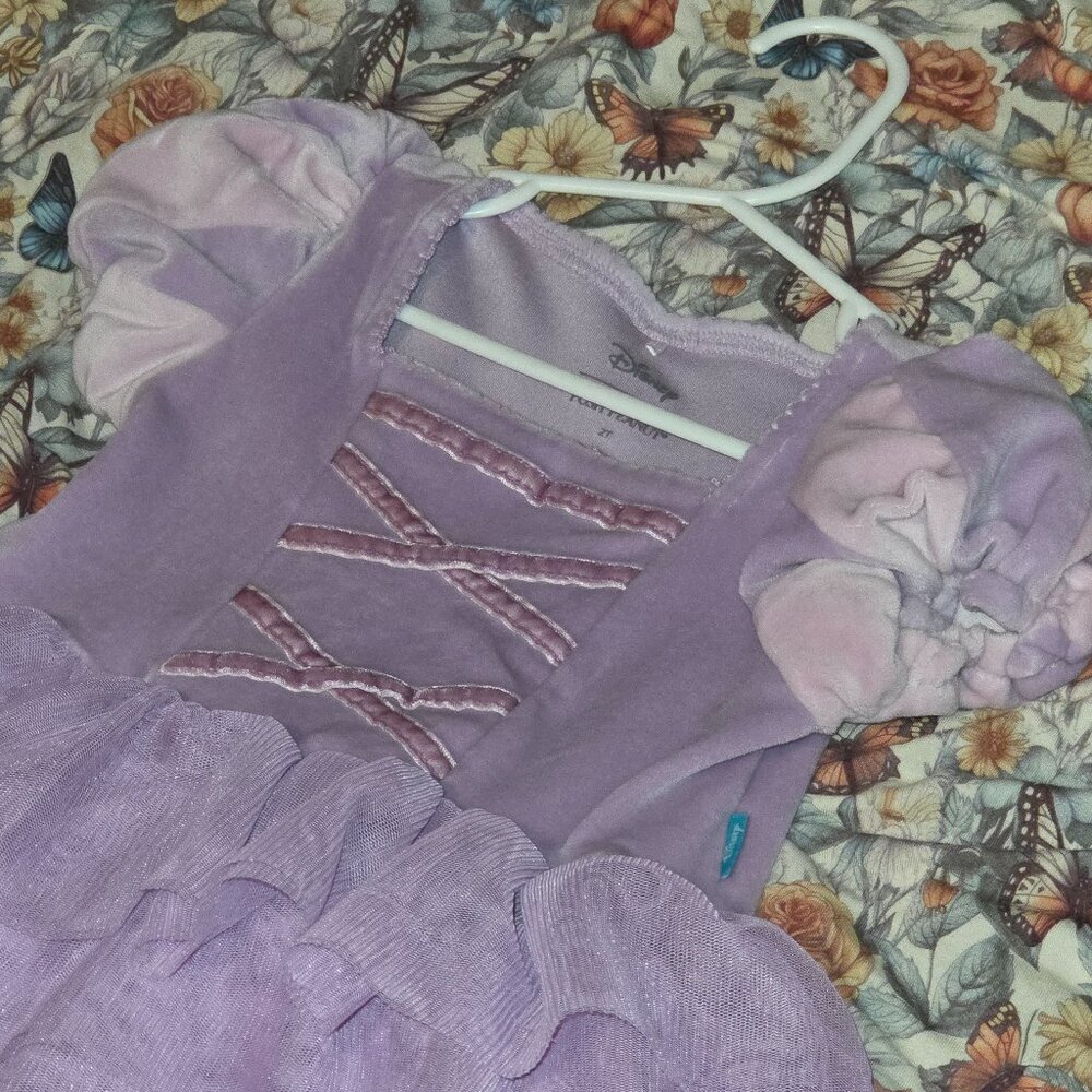 Rapunzel Velour Posh Peanut Dress